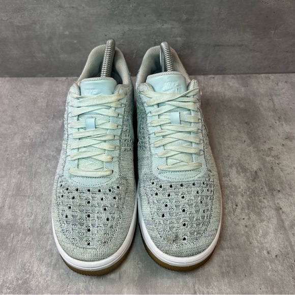 Nike Air Force 1 Flyknit Sneakers 820256-400 Womens sz 9- teal - Picture 2 of 6